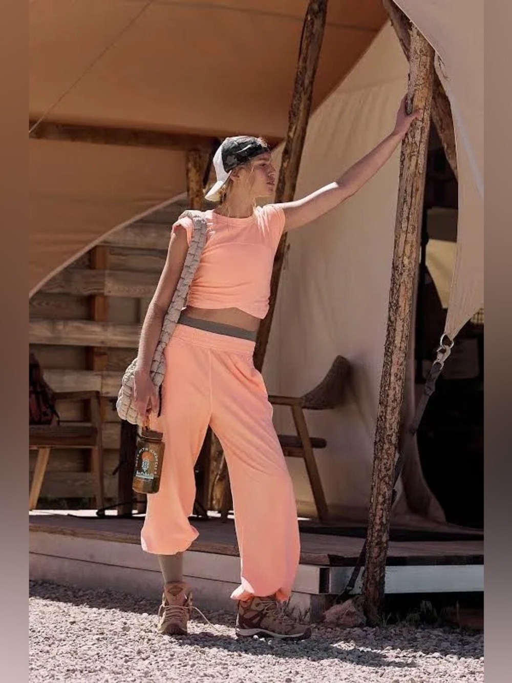 NWT FREE PEOPLE MOVEMENT Hot Shot Crossover Set | Fruit Punch MSRP $98 CURRENT - Picture 5 of 6